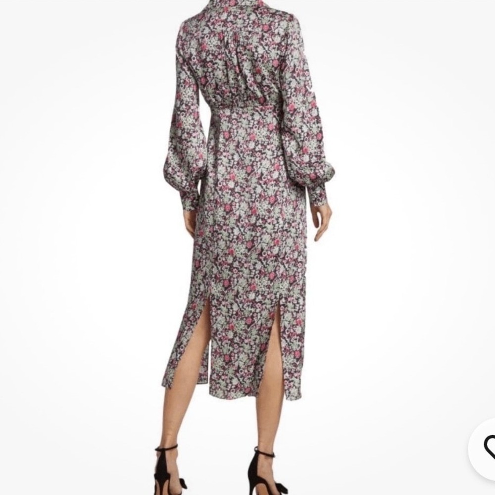 Cinq à Sept Quin Floral‎ Tie-Front Maxi Slit Dress Size 6? See Measurements - Picture 2 of 13